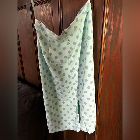 Tatyana Mint and Lavender Polka Dot Set - Picture 2 of 2